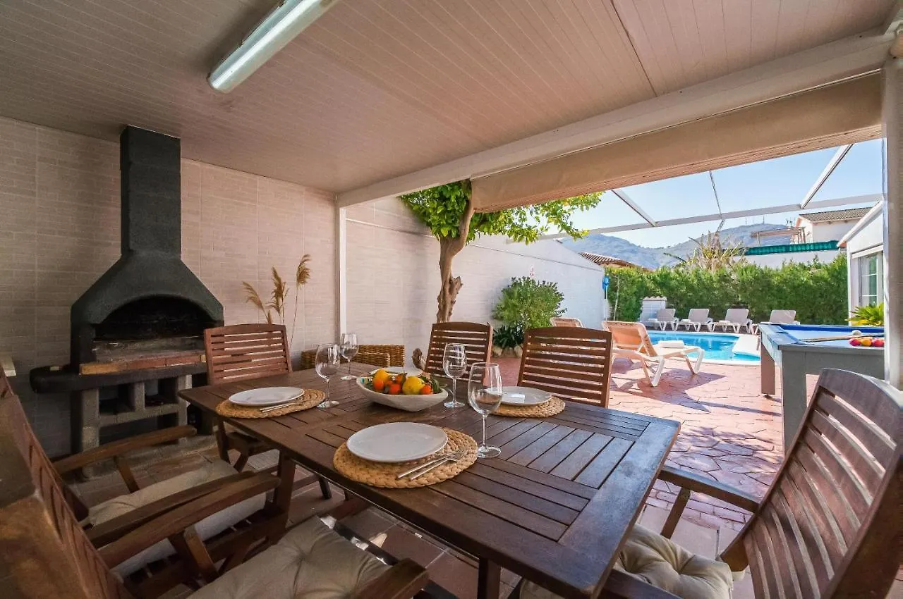 Fantastic Villa Tucan, Pool Barbecue Ground Floor Алькудия Дом отдыха