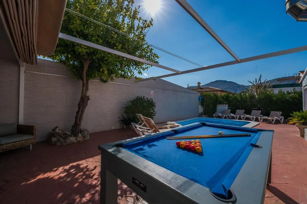 Fantastic Villa Tucan, Pool Barbecue Ground Floor Алькудия Дом отдыха